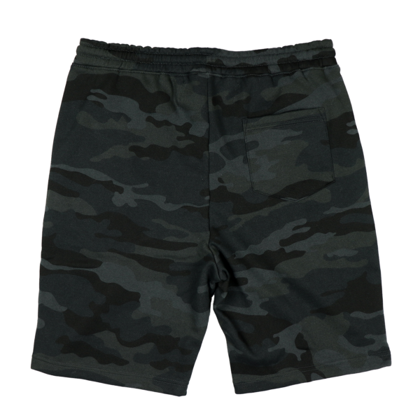 OG logo - fleece shorts - Dark Matter Camo - Image 4