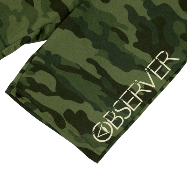 OG logo - fleece shorts - Forest Camo - Image 5