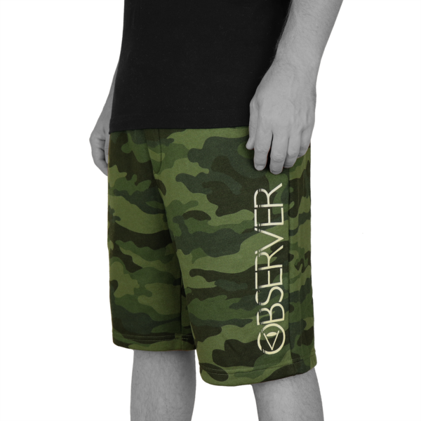 OG logo - fleece shorts - Forest Camo - Image 3