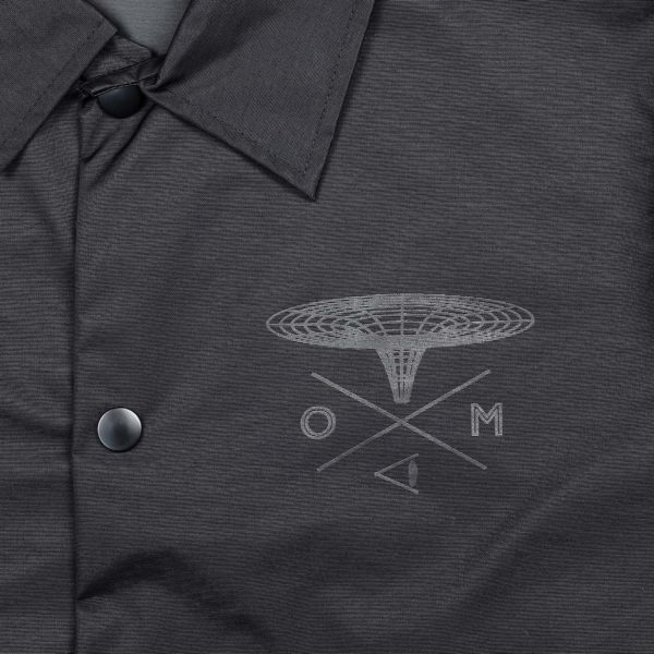 OM Cross logo - Dark Matter - Coaches Jacket - black - Image 3